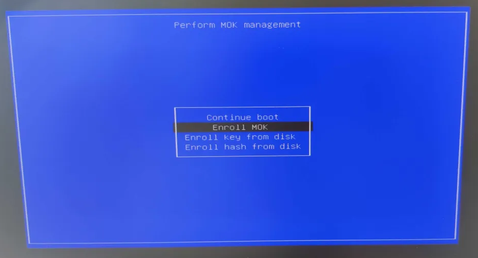 Configuration du Secure Boot pour VirtualBox