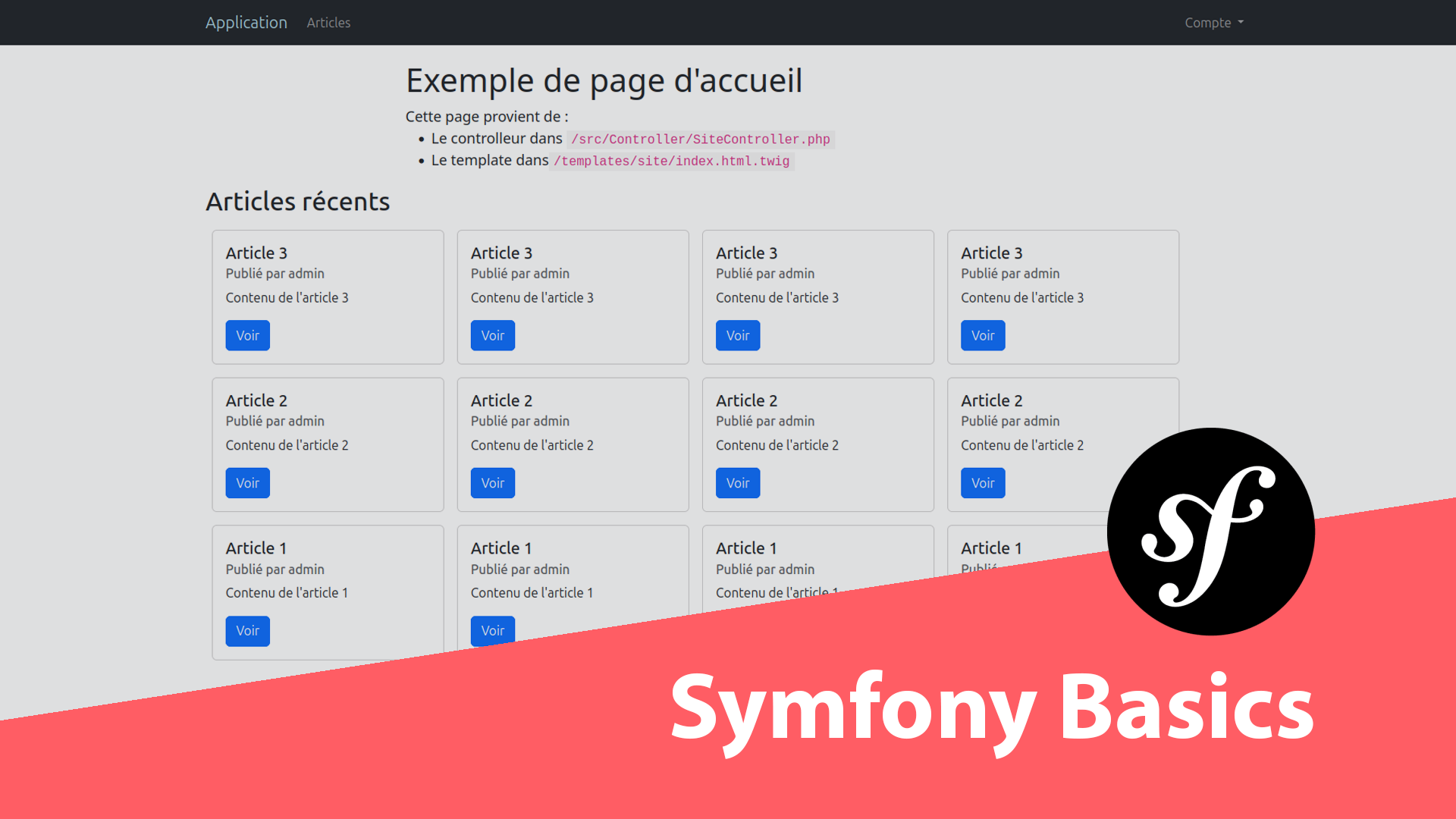 Symfony Basics